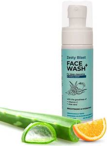 Blushbee Organic Beauty Vitamin C with Hyaluronic Acid For Brighter and Glowing Skin Face Wash 100ml